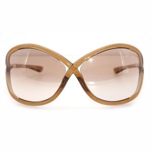 TOM FORD (Whitney) Oversized Round Sunglasses